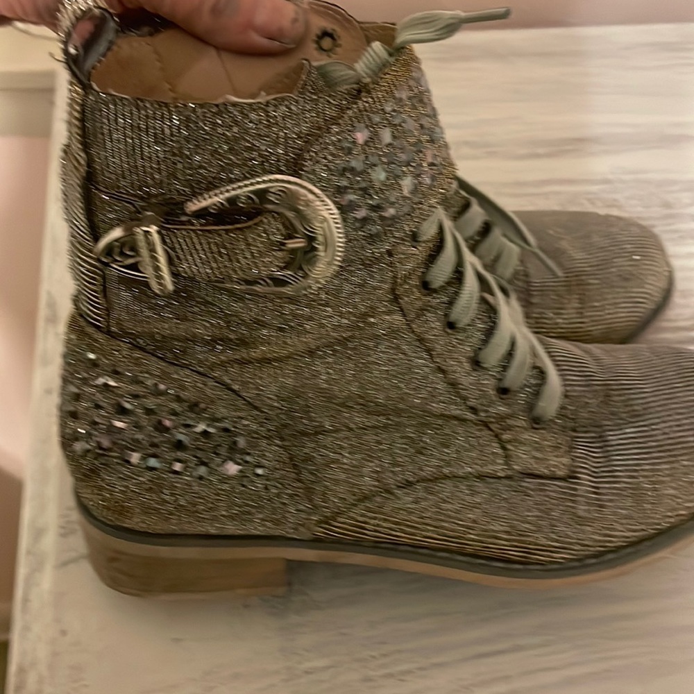 Glitter boots